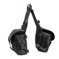 Fort Worth Multi Pocket Trail Riding Saddle Bag Black