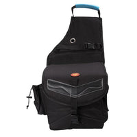 Fort Worth Multi Pocket Trail Riding Saddle Bag Black