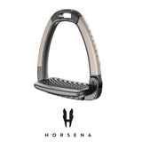 Horsena Safety Swap Stirrups w/Sides - Black/Black