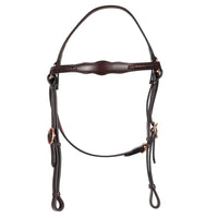 Ord River Shaped Braided Leather Brow Barcoo Bridle