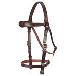 Stockmaster Padded Barcoo Bridle w/Noseband And Brass Plate Brow