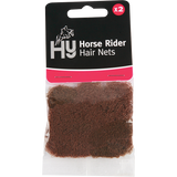 HY Heavy Duty Horse Rider Hair Nets 2pack