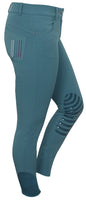 Cavallino Sports Breeches With Silicone Knee Grip - Capri Blue